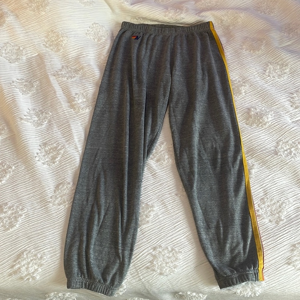 Aviator nation 5 Stripe sweatpants size XL